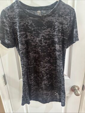 Black & Gray Acid Wash Tee